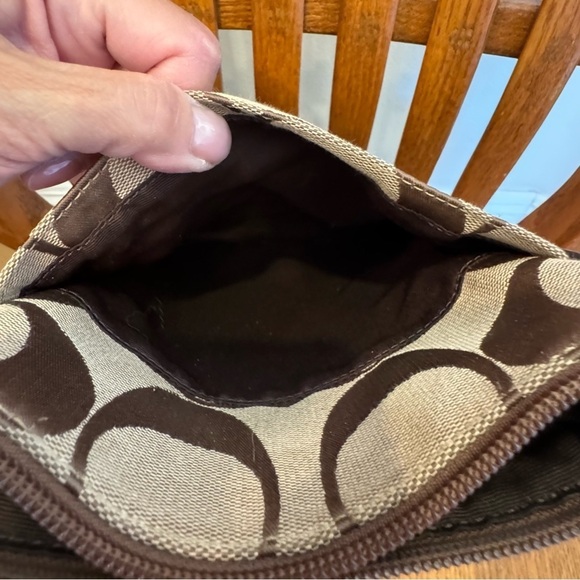 Coach, Signature Coach Crossbody, Brown, 8.5” H X 7.5” W - Picture 6 of 9